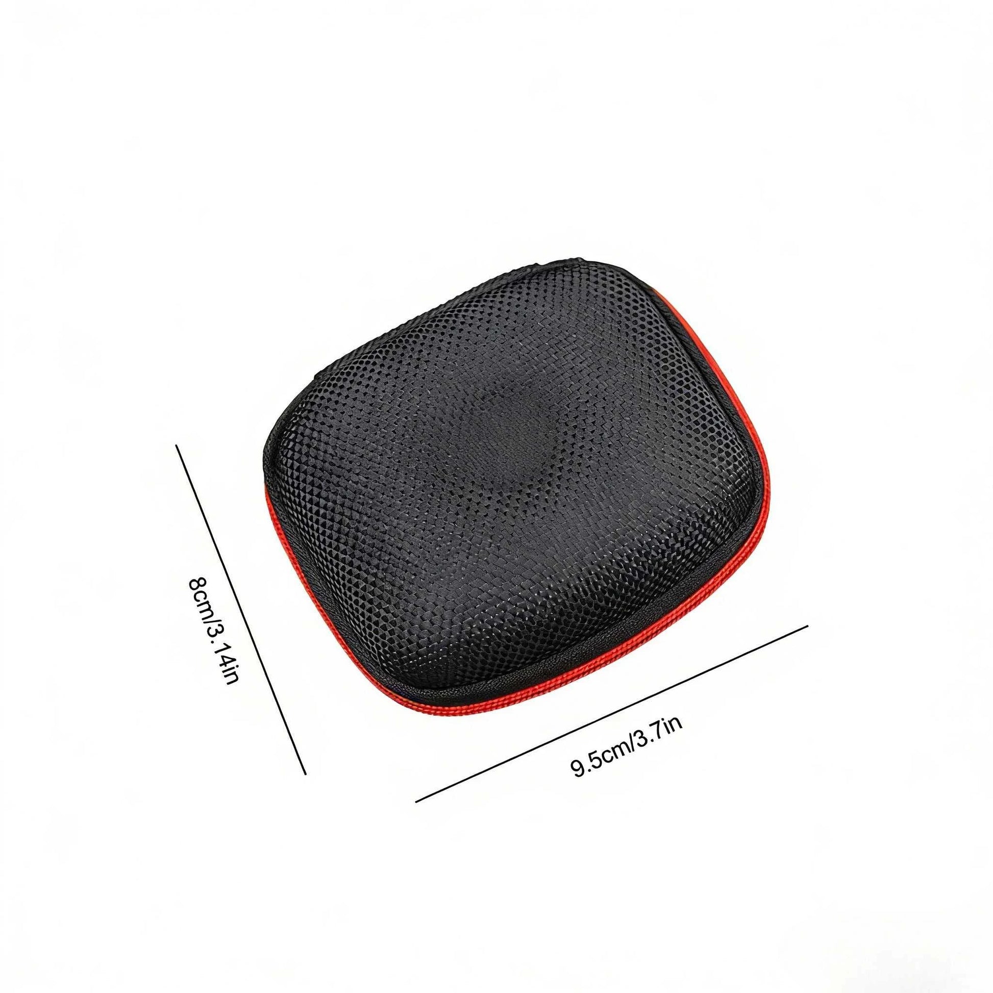 Earphone Storage Bag Square Headset Box Indoor Outdoor Travelling Earphones Storaging Case Accessories with Zipper