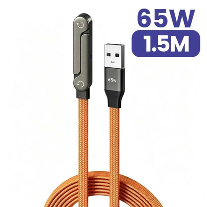 240W Fast Charging Cable with Built-in Phone Stand Holder Éditions Traditions & Modernité Inc. 14:1254#240w 1.5m black