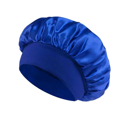Women Satin Bonnet Hair Bonnet for Sleeping Hair Care Silk Bonnets Solid Wide-brimmed Sleeping Hat with Elastic Soft Band Éditions Traditions & Modernité Inc. 14:771#beige