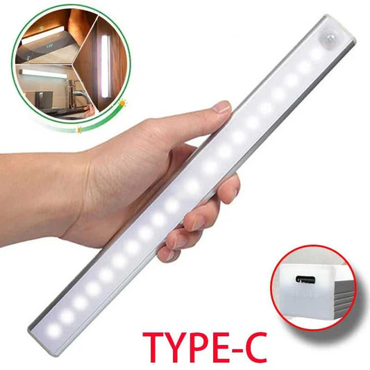 Motion Sensor Light Wireless LED Night Light Type C Rechargeable Light Cabinet Wardrobe Lamp Staircase Backlight For Kitchen LED Éditions Traditions & Modernité Inc. 185980391;20260611;1781193616NwkdW