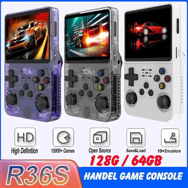 Retro Handheld Game Console with 15000 Classic Games Éditions Traditions & Modernité Inc. 14:29#64G White