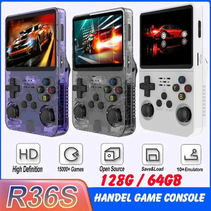 Retro Handheld Game Console with 15000 Classic Games Éditions Traditions & Modernité Inc. 14:29#64G White
