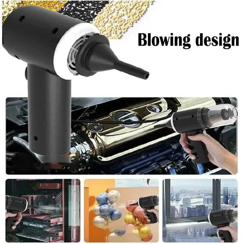 9000Pa Wireless Car Vacuum Cleaner USB Charging 1200mAh Portable Cleaning Appliance Mini Wet and Dry Vacuum Cleaner Household Éditions Traditions & Modernité Inc. 186082177;20260613;1781385880GQNLl