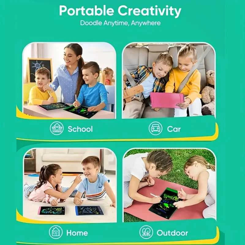 8.5 Inch LCD Writing Tablet Digital Drawing Tablet Handwriting Pads Portable Electronic Tablet Board For 3 4 5 6 7 8 Years kids Éditions Traditions & Modernité Inc. 185980370;20260611;1781193603hALfn