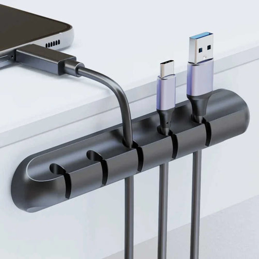Adhesive Cable Holder Clips Cord Management Wire Organizer for Desktop USB Charging Cable Nightstand Power Cord Mouse Cable Éditions Traditions & Modernité Inc. 185981111;20260611;1781193798rjNzr