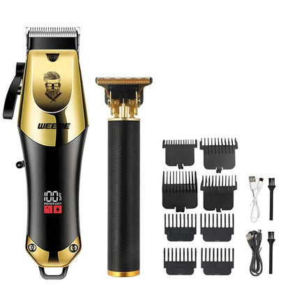 T9 Vintage Men's Electric Hair Clipper Beard Trimmer/Rechargeable Hair Cutting Machine With Nose Hair Trimmer Kit Boyfriend Gift Éditions Traditions & Modernité Inc. 186728141;20260629;1782691575zZ2px