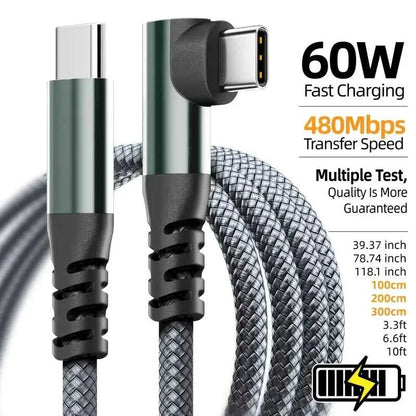 LAIHONEN 1PC USB C Cable 1M 2M 3M 10FT USB C Data Transfer 60W PD Fast Charging Cable for iPhone 15 15Plus 15Pro Max Éditions Traditions & Modernité Inc. 185982237;20260611;1781193865adkxQ