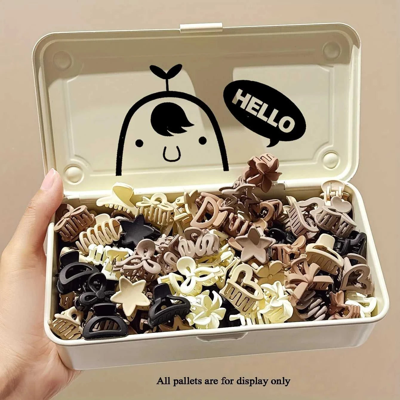 5/10/20/30pcs Beige Mixed Pack Small Clips, Cute Girl Accessories - Perfect for Daily Use, Special Occasions, or Travel Gifts Éditions Traditions & Modernité Inc. 185980399;20260611;1781193617wRsg1
