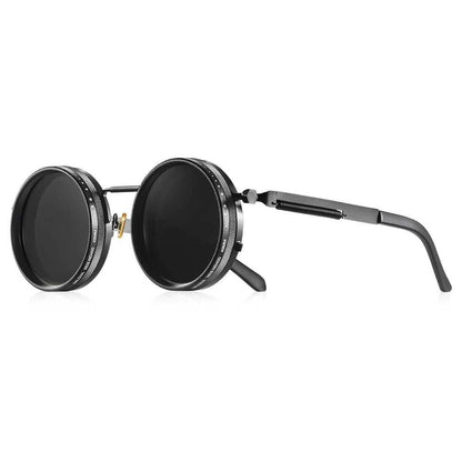 CRIXALIS Polarized Round Sunglasses ND9 Adjustable Dimming Men Women Retro Punk Men's Fishing Eyeglasses Outdoor Shades UV400 Éditions Traditions & Modernité Inc. 185981015;20260611;1781193749vKMgP