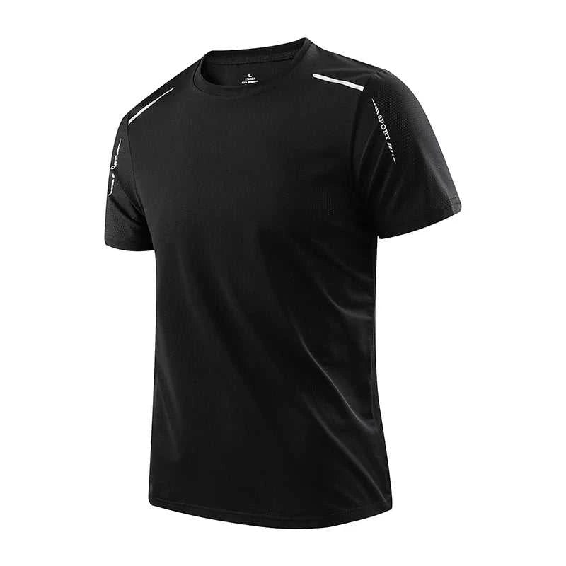 CHRLCK Men's Running Quick Drying T-shirts Breathable Hiking Fishing Tees Soft Elasticity Outdoor Sports Short Shirt Summer Éditions Traditions & Modernité Inc. 185979976;20260611;1781193511AXaoq