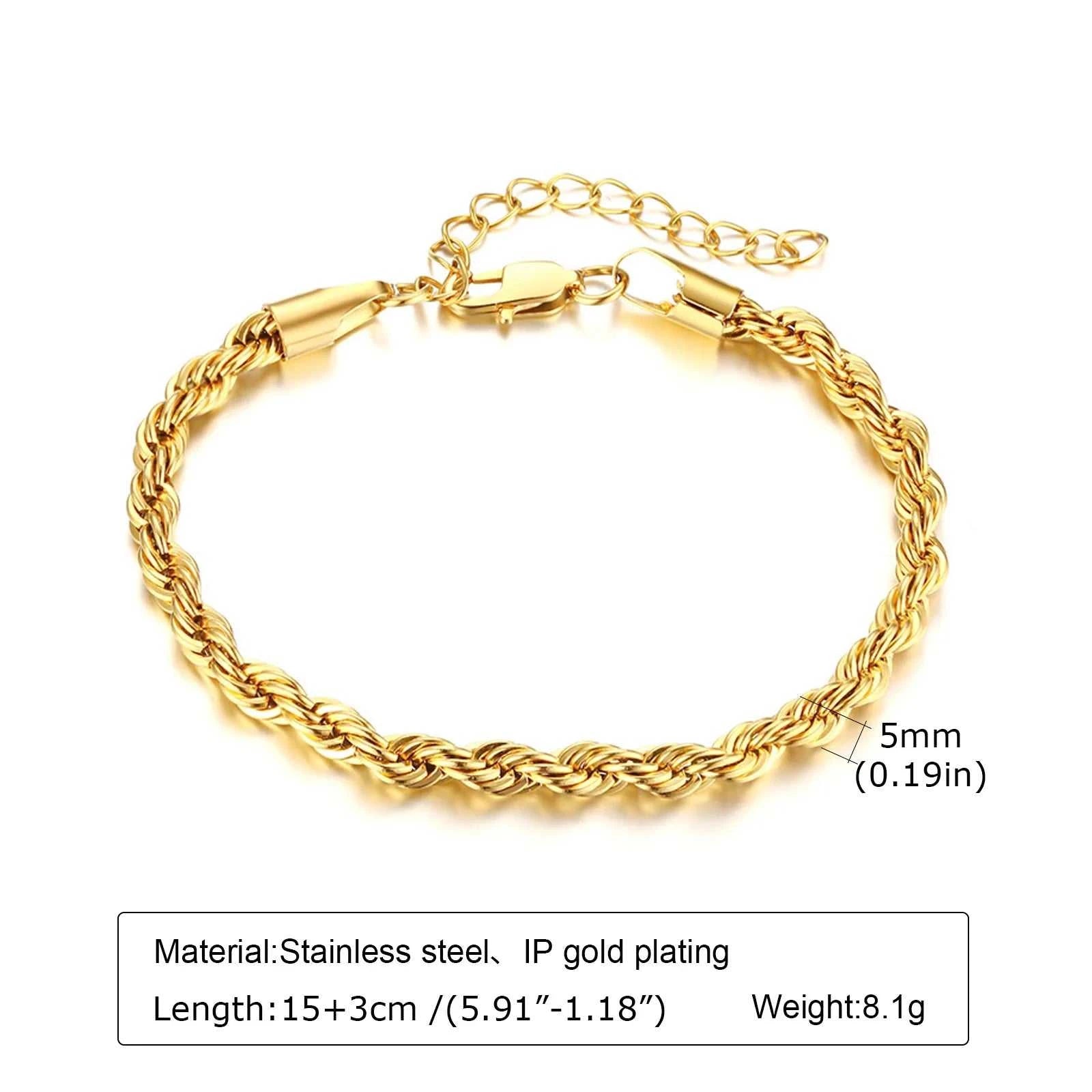 Waterproof Stainless Steel Chain Bracelets For Women , Gold Plated Fashion Stackable Link Bracelet Gifts Éditions Traditions & Modernité Inc. 186728019;20260628;1782690788FoP8H