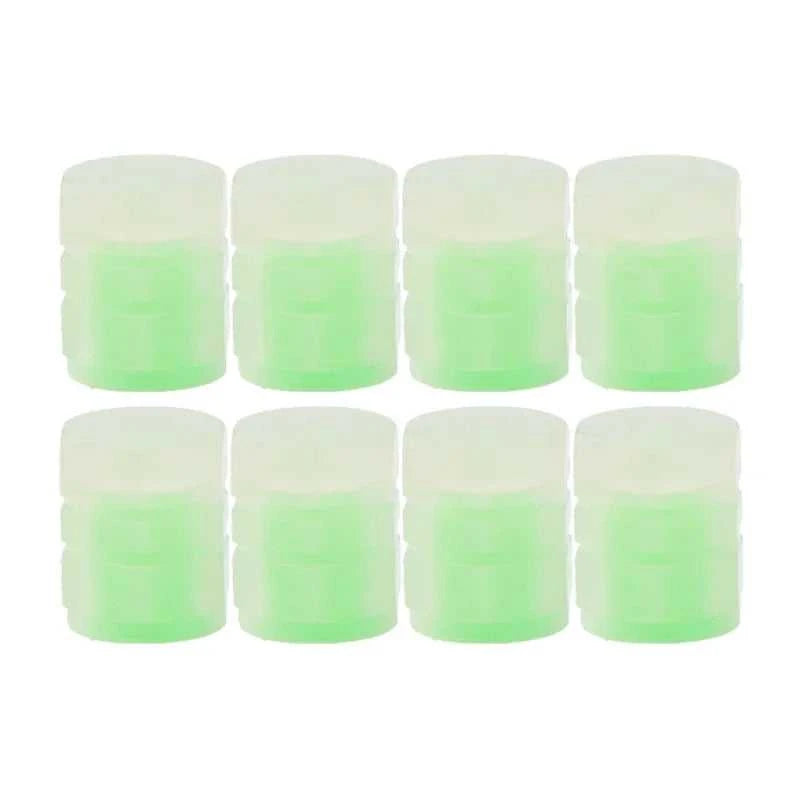 Luminous Valve Caps Fluorescent Night Car Tire Valve Caps Motorcycle Bike Glowing Decor Wheel Nozzles Tyre Cap Car Accessories
