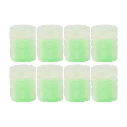 Luminous Valve Caps Fluorescent Night Car Tire Valve Caps Motorcycle Bike Glowing Decor Wheel Nozzles Tyre Cap Car Accessories
