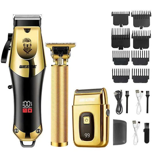 T9 Vintage Men's Electric Hair Clipper Beard Trimmer/Rechargeable Hair Cutting Machine With Nose Hair Trimmer Kit Boyfriend Gift Éditions Traditions & Modernité Inc. 186728141;20260629;1782691575zZ2px