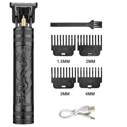 T9 Vintage Men's Electric Hair Clipper Beard Trimmer/Rechargeable Hair Cutting Machine With Nose Hair Trimmer Kit Boyfriend Gift Éditions Traditions & Modernité Inc. 186728141;20260629;1782691575zZ2px
