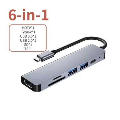 USB C Hub to 4K HDMI-Compatible USB 3.0 2.0 Type C PD Charging Dock for MacBook iPad Samsung S10 Dex TV Mouse Keyboard U Disk Éditions Traditions & Modernité Inc. 185982951;20260611;1781194009lfTEQ