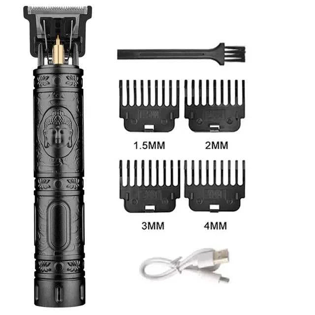T9 Vintage Men's Electric Hair Clipper Beard Trimmer/Rechargeable Hair Cutting Machine With Nose Hair Trimmer Kit Boyfriend Gift Éditions Traditions & Modernité Inc. 186728141;20260629;1782691575zZ2px