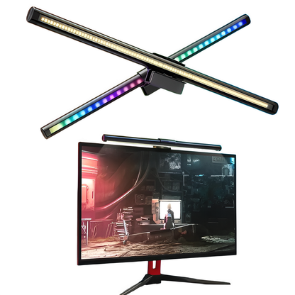 Eye Care Monitor Light Bar with RGB Gaming Lighting